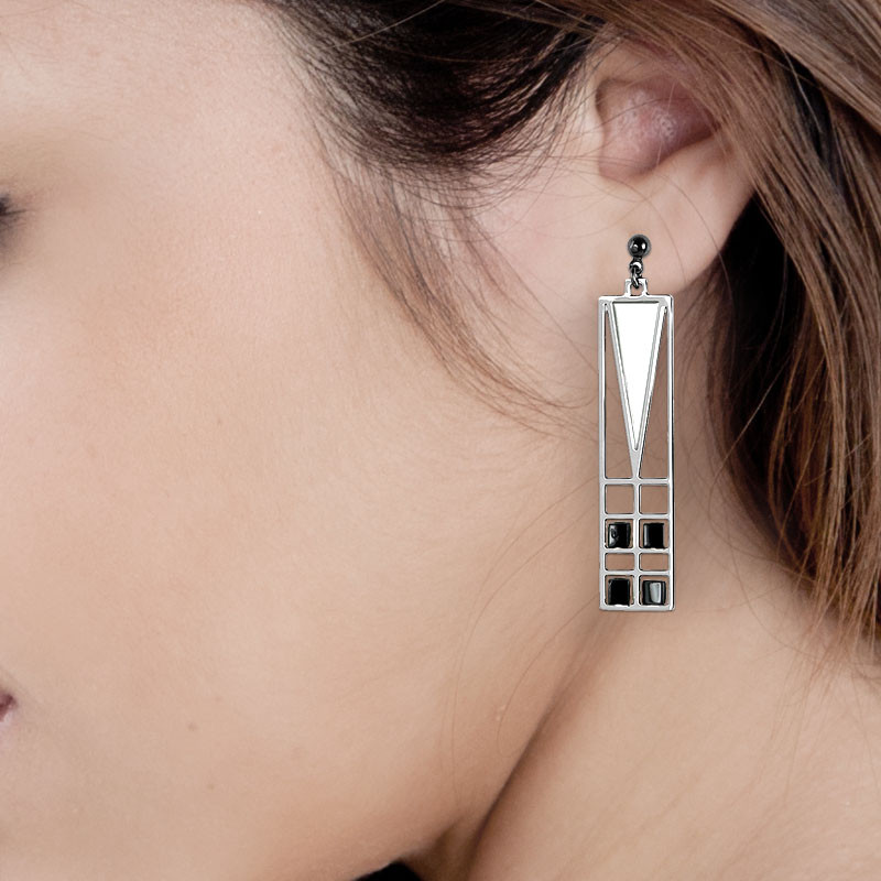 Frank Lloyd Wright Jewelry Collection of Earrings Architectural Jewelry, |  Maclin Studio